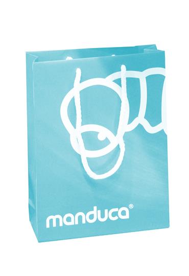 manduca® paper carrier light blue